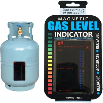 Nevamel® Mıknatıslı Tüp Gaz Seviye Ölçer - Hızlı Göstergeli - Yeniden Kullanılabilir