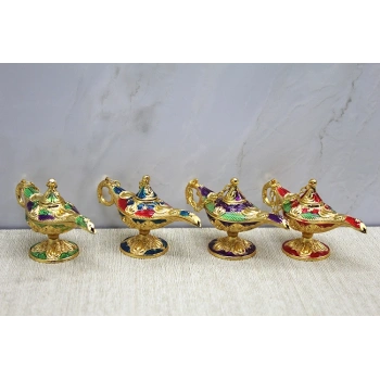 Nevamel Mineli Metal Alaaddin Lambası Model 1