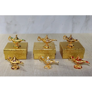 Nevamel Mineli Metal Alaaddin Lambası Model 2