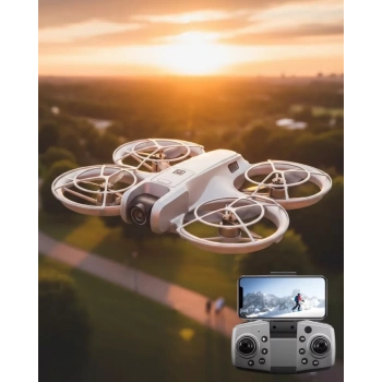 Nevamel® Mini Drone Kameralı Headless Mod LED Işıklı Akıllı Uçuş Sistemi