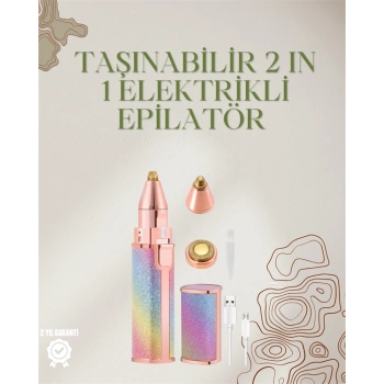 Nevamel Mini Elektrikli Epilatör Cihazı – USB Şarjlı Acısız Yüz ve Kaş Bakım Aleti