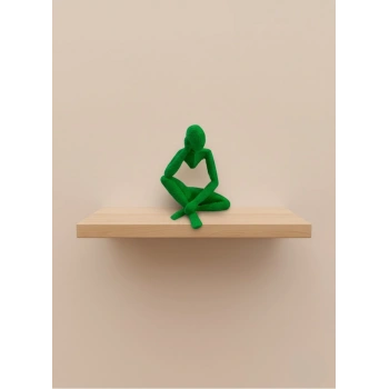 Nevamel® Minimal İnsan Figürü Biblo Yeşil Ev ve Ofis Dekoru