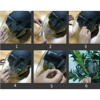 Nevamel MOTOSIKLET  KASKI İÇIN YAĞMUR KAYDIRICI