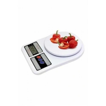 Nevamel Mutfak Tartısı Dijital Göstergeli Hassas Tartı 10 Kg Kapasiteli