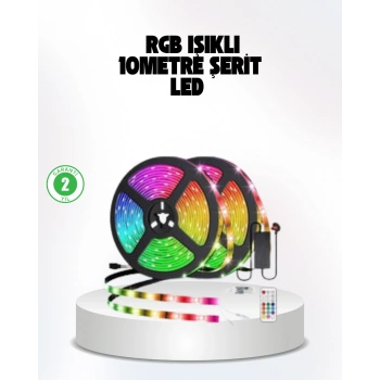 Nevamel Müziğe Duyarlı Renkli Smart Şerit LED Işık USB Bağlantılı Ambiyans Aydınlatma