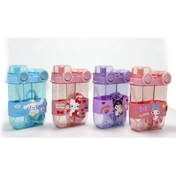 Nevamel® My Melody Çift Bölmeli Pipetli Suluk