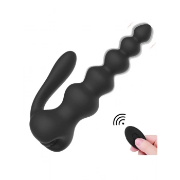 Nevamel® Neue 10 Fonksiyonlu Titreşimli Anal Boncuklu Plug – Kablosuz Kumandalı
