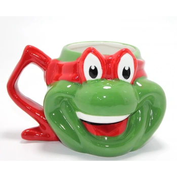 Nevamel® Ninja Kaplumbağalar Raphael Kabartmalı Kupa Bardak