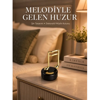 Nevamel® Nota Figürü Müzik Kutusu Melodious Model Yeni Nesil