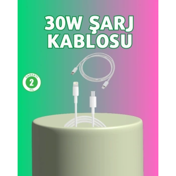 Nevamel Orijinal Kalite 30W Type-C Lightning Hızlı Şarj Kablosu – 1.2m Dayanıklı