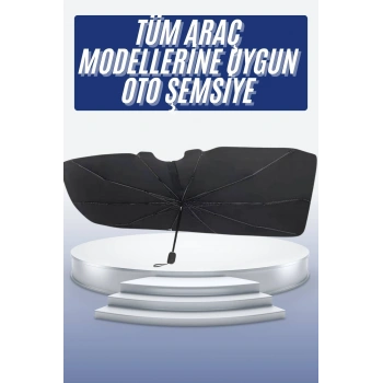 Nevamel Oto Ön Cam Güneşliği Otomatik Katlanabilir Gölgelik Oto Cam Şemsiye