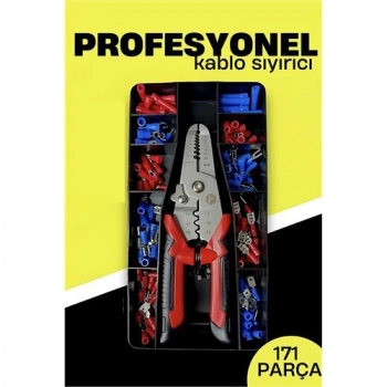 Nevamel® Otomatik Kablo Sıyırıcı ve Krimp Pensesi – AWG 10-22 Elektrikçi Seti