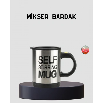 Nevamel Otomatik Karıştıran Akıllı Kupa – Paslanmaz Çelik Isı Korumalı