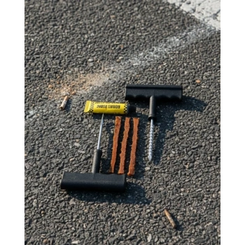 Nevamel® Otomobil Motosiklet Bisiklet İçin Güvenli Lastik Tamir Kiti