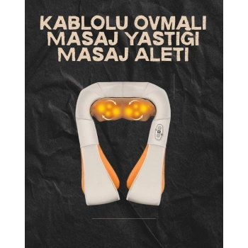 Nevamel® Ovmalı Isıtmalı Elektrikli Masaj Aleti – Boyun Sırt Bel Omuz ve Bacak İçin Profesyonel Masaj Aleti