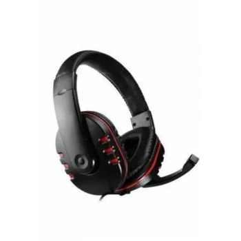 Nevamel Oyuncu Kulaklığı Kulak Üstü Kablolu Stereo Mikrofonlu Yumuşak Kulak Yastığı