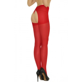 Nevamel® Özel Bölgesi Açık Kırmızı Fantazi Külotlu Çorap TM2035