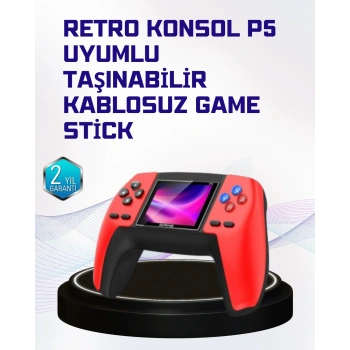 Nevamel P5 Retro Oyun Konsolu | Ergonomik Tasarım Taşınabilir
