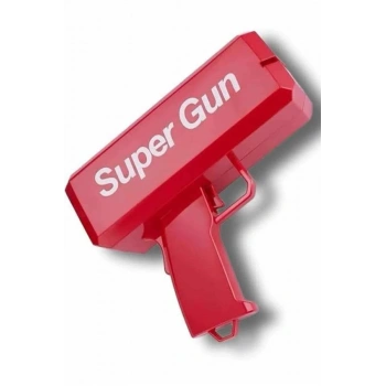 Nevamel Para Dolar Saçma Para Atma Tabancası Otomatik Kırmızı Oyuncak