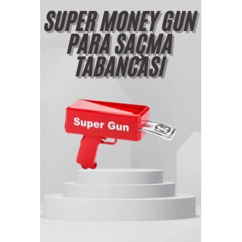 Nevamel Para Dolar Saçma Para Atma Tabancası Otomatik Kırmızı Oyuncak