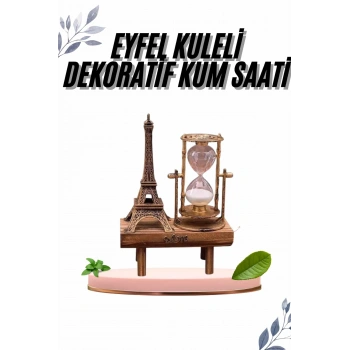 Nevamel Paris Eyfel Kulesi Hediyelik Eyfel Retro Kum Saati Dekoratif Eşya