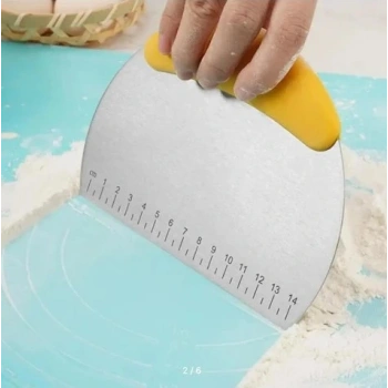 Nevamel Paslanmaz Çelik Hamur Kesme ve Şekillendirme Spatulası