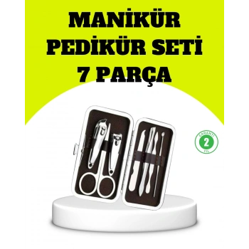 Nevamel® Paslanmaz Çelik Kişisel Bakım Seti – 7 Parça