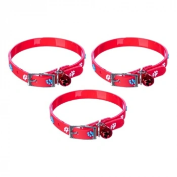 Nevamel Pati Figürlü Ayarlanabilir Silikon Kedi Tasması