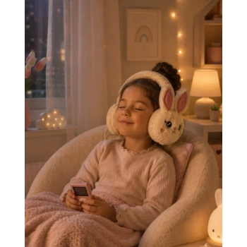 Nevamel® Peluş Bluetooth Kulaküstü Kulaklık Mikrofonlu Kablosuz Müzik Kulaklığı