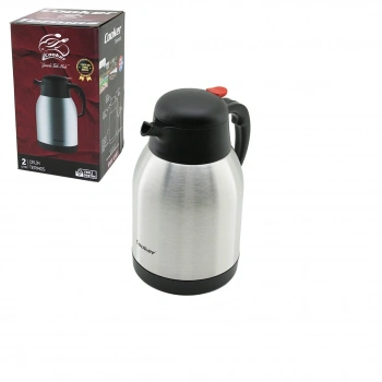 Nevamel® Piknik Termosu - 2 Litre - 304 Çelik - Çift Contalı Kapak