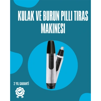 Nevamel Pil ile Çalışan Kulak Burun ve Kaş Tımar Cihazı