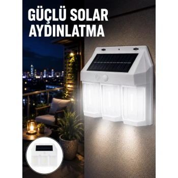 Nevamel® PIR Sensörlü Solar Lamba – Otomatik Şarj ve Gece Aydınlatma Yeni Nesil
