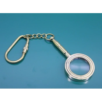 Nevamel Pirinç Büyüteç Anahtarlık