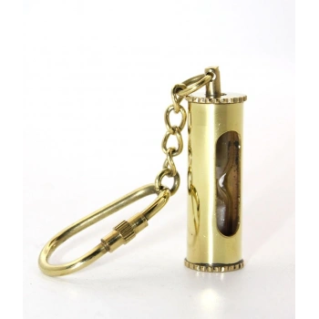 Nevamel Pirinç Kum Saati Anahtarlık Model 3