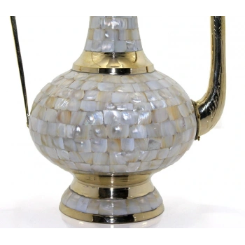 Nevamel Pirinç Sedefli İbrik 55 Cm