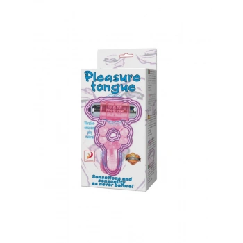 Nevamel® Plasure Tongue Titreşimli Klitoris Uyarıcılı Şeffaf Penis Kılıfı