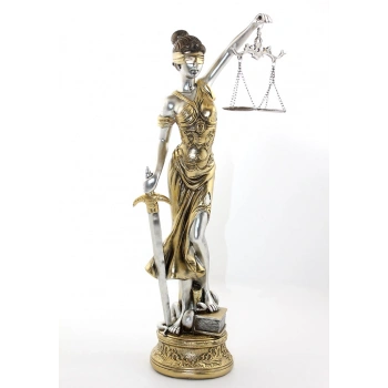 Nevamel Polyester Adalet Figürü  Model 2