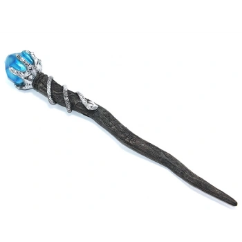 Nevamel Polyester Sihirli Asa Model 3 Mavi Detaylı