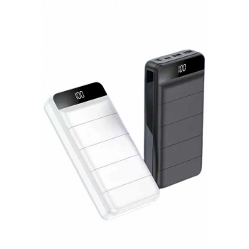 Nevamel Powerbank 50.000 Mah Dijital Göstergeli Taşınabilir 4 Portlu Hızlı Powerbank