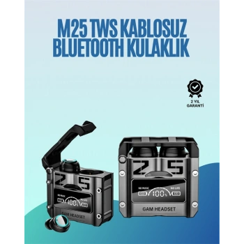 Nevamel Powerbank Özellikli Kablosuz Kulaklık | Otomatik Bağlantı | Şarj Kutusu Dahil