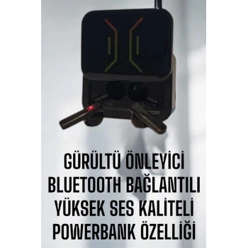 Nevamel Powerbankli Bluetooth Kulaklık Yüksek Ses Kaliteli Kablosuz