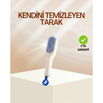 Nevamel® Pratik Mekanizmalı Saç Tarağı – Kendi Kendini Temizler Taşınabilir