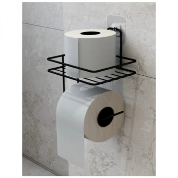 Nevamel Pratik Yapışkanlı Metal Tuvalet Kağıdı Tutucu