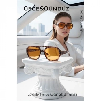 Nevamel® Premium Gece ve Gündüz Görüş Kadın Sürüş Gözlüğü - Anti-Refle Lüks Tasarım