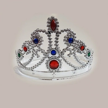 Nevamel Prenses Parti Tacı Gümüş Rengi 1 Adet