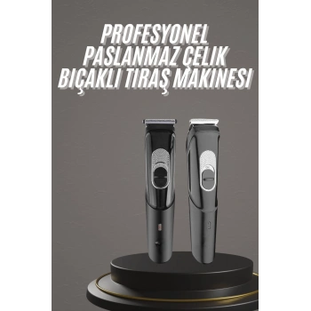 Nevamel® Pro Şarjlı Saç Sakal Tıraş Makinesi Ense Kesme Makinesi Lazer Öncesi Kısaltma