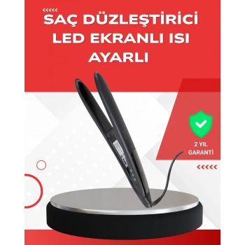 Nevamel Profesyonel 2025 Saç Düzleştirici Isı Ayarlı Titanyum Seramik Plakalı A Kalite Orijinal
