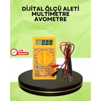 Nevamel® Profesyonel Dijital Multimetre Volt Amper Direnç Ölçümü