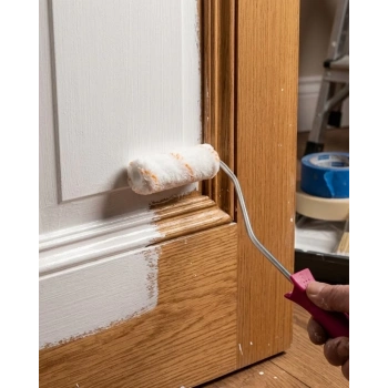 Nevamel® Profesyonel Mini Boya Rulosu 10 Cm Boya Fırça Seti 6 Yedek Rulo Hediyeli