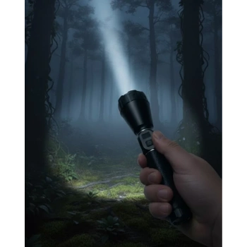 Nevamel® Profesyonel Şarjlı El Feneri Yüksek Parlaklık 9000mAh Bataryalı Set